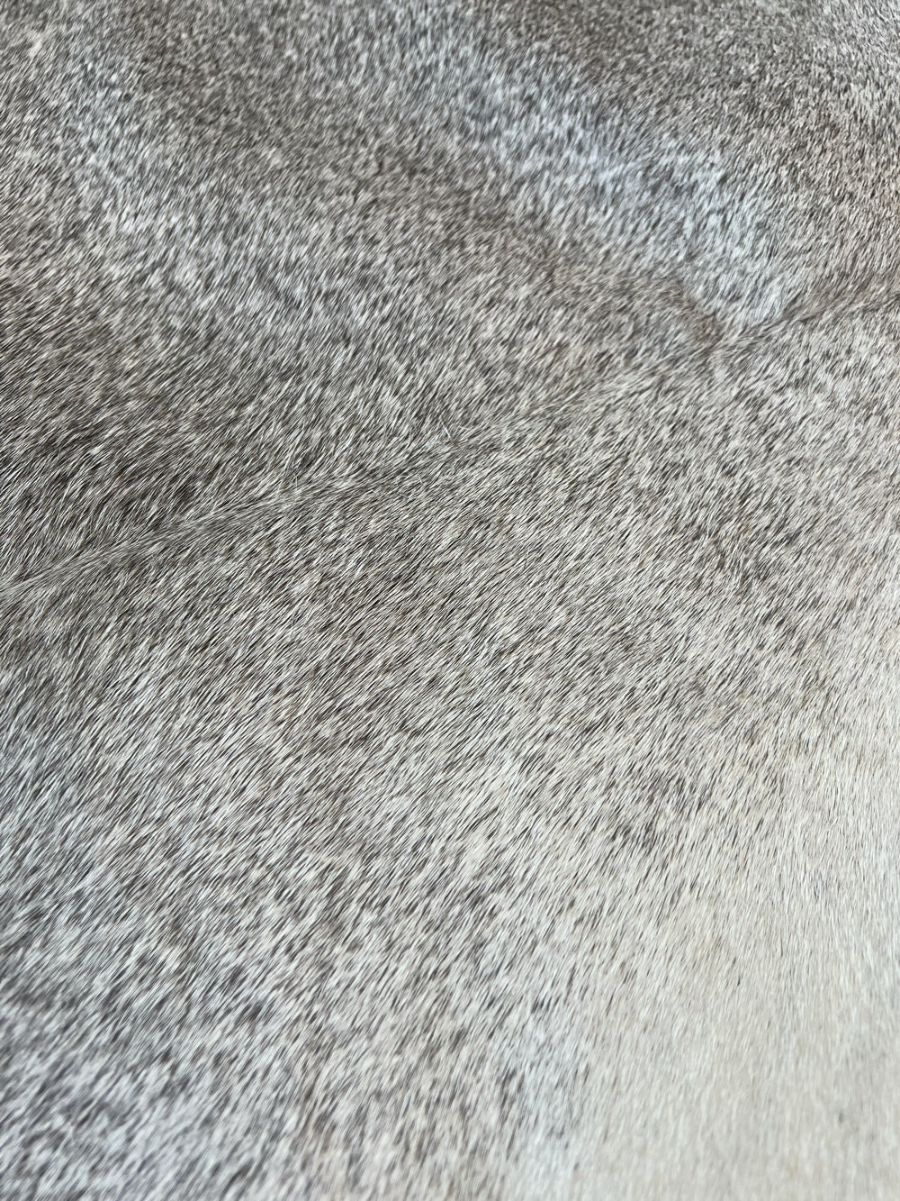 Salt & Pepper Black Cow Hair Rug