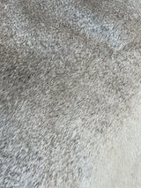 Salt & Pepper Black Cow Hair Rug