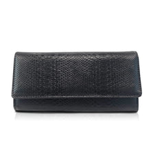 Cargar imagen en el visor de la galería, Premium Leather Clutch bag in Black
