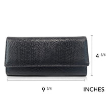 Load image into Gallery viewer, Premium Leather Clutch bag in Black
