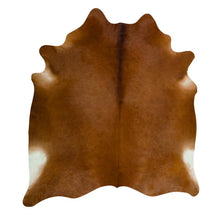 Load image into Gallery viewer, Solid Brown Cow Hair Rug
