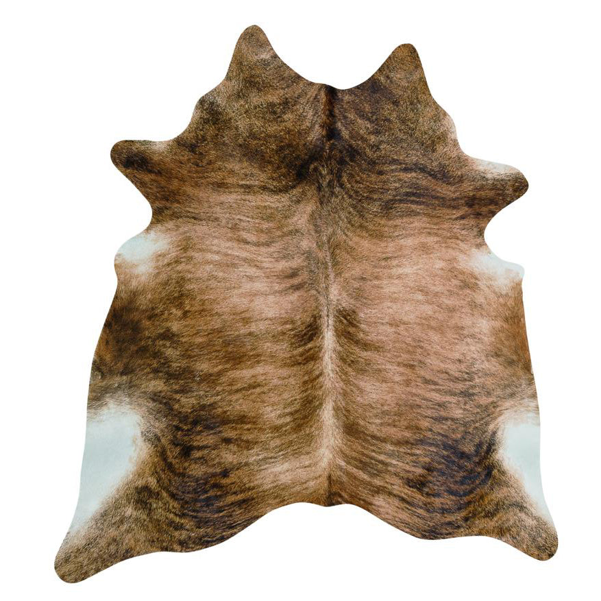 Exotic Brown Cow Hair Rug