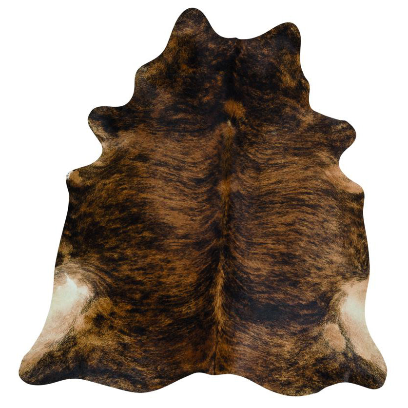 Exotic Brown Cow Hair Rug