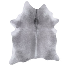 Load image into Gallery viewer, Grey White Cow Hair Rug
