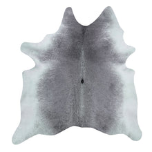 Load image into Gallery viewer, Grey White Cow Hair Rug
