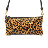 Fancy Ranch Crossbody Bag in Leopard Cow Hairon