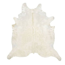 Cargar imagen en el visor de la galería, Ivory Off White Beige Cow Hair Rug
