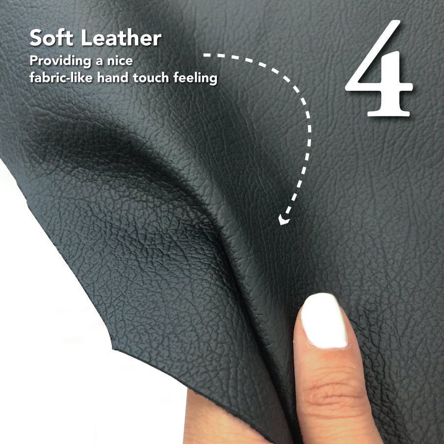 Whole Hide Black Leather - MB (Mercedes Benz) Automotive Upholstery