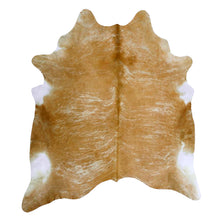 Load image into Gallery viewer, Beige White Belly Cow Hair Rug
